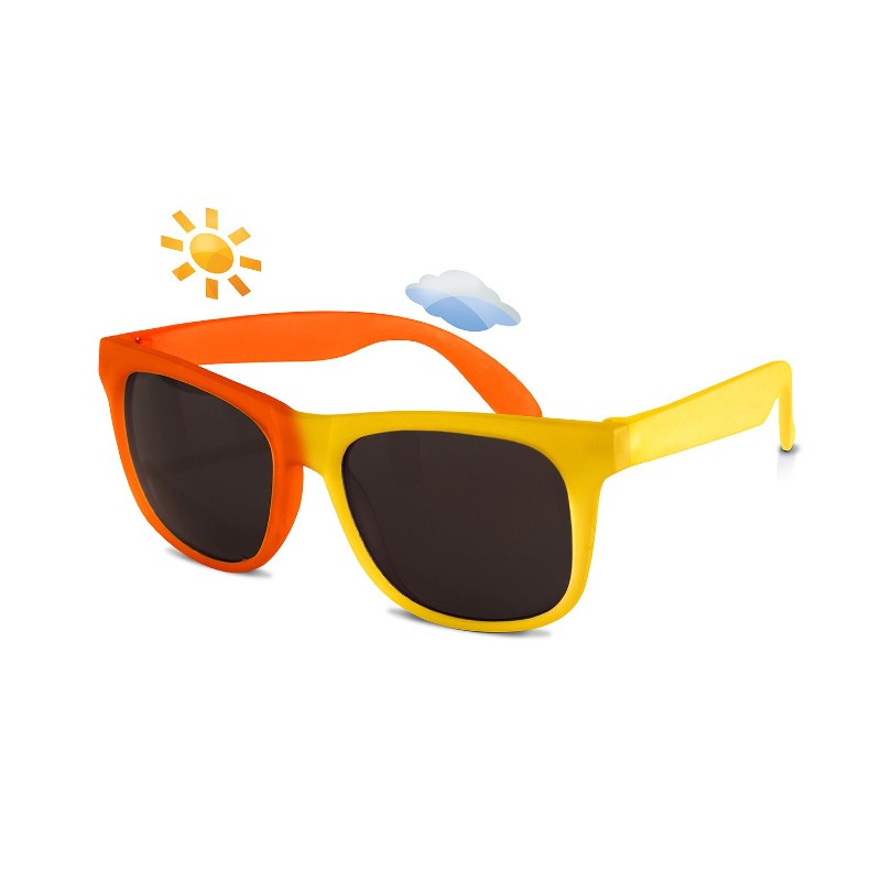 Real Shades Yellow/Orange Switch Sunglasses for Toddlers